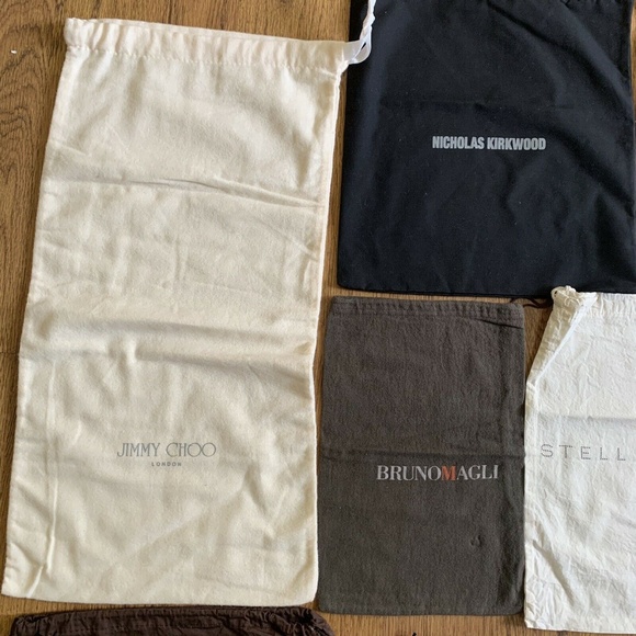 9 Designer Dust Bags ONLY Gucci Jimmy Choo - Picture 7 of 8
